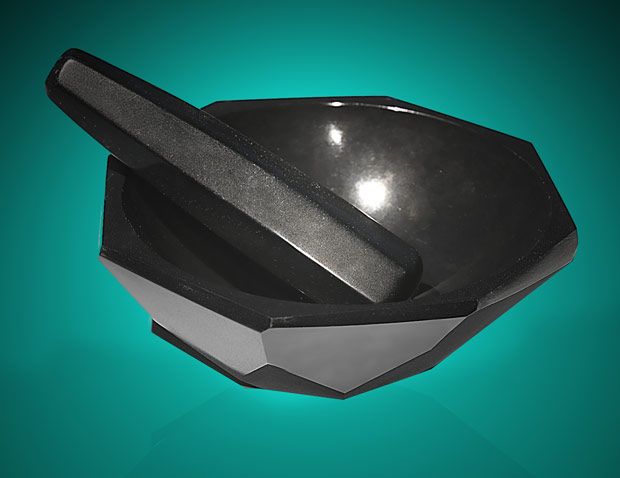 agāta miezeris - melns ar piestu diametrā. 075 mm