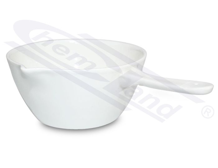 Porcelāna tvaicētājs ar rokturi - Casserola 0210ml, izmērs fi 100 x h 50 mm