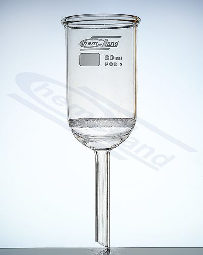 piltuve filtrēšanai cilindr. saķepināts disks G2 0035ml diam. 30 mm