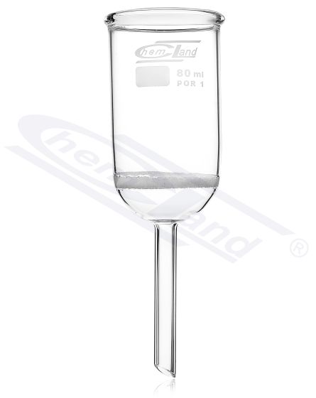 piltuve filtrēšanai cilindr. saķepināts disks G2 0500ml diam. 90 mm