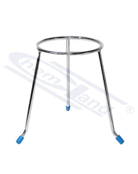 statīvs apaļš, izgatavots no tērauda, hroma dim. 100 h 200