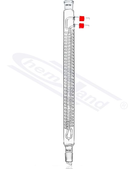 Kondensators atbilstoši Dimroth garumam 400mm 2x 29/32 PP savienotājs