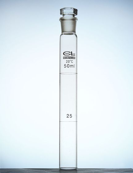 Nessler cilindrs zemas formas 150ml ar aizbāzni