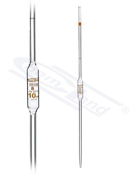 CHEMLAND NEW LINE 025 cl B viena mērīšanas pipete, sk. Brūna
