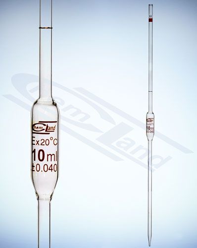 mērinstrumenta pipete viena zīme 004ml cl.B CHEMLAND