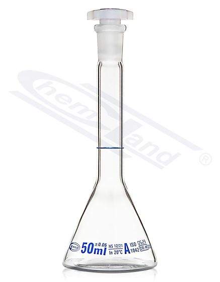 mērkolba TRAPEZOIDAL 1ml - 7/16, zila skala, A klases ar sertifikātu