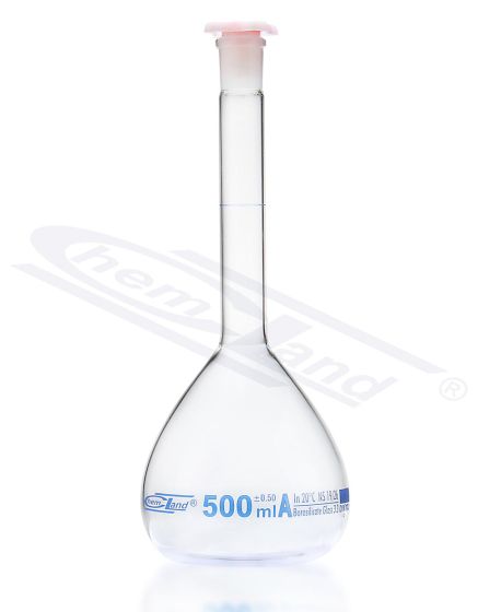 CHEMLAND NEW LINE mērkolba ar A klases sertifikātu 0005ml sk. Zils WS 10/19