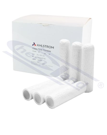 Stikla mikrošķiedras ekstrakcijas uzpirkstītes 19 x 90 mm op=25 gab.