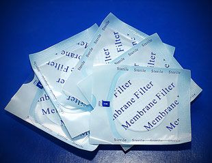 Membrānas filtrs MCE 0,45um 47mm pck=100gab. melns