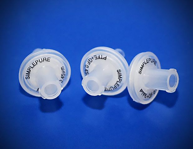 Šļirces filtrs (PREFILTR GF) PTFE 25mm 0,45um 1 gab.